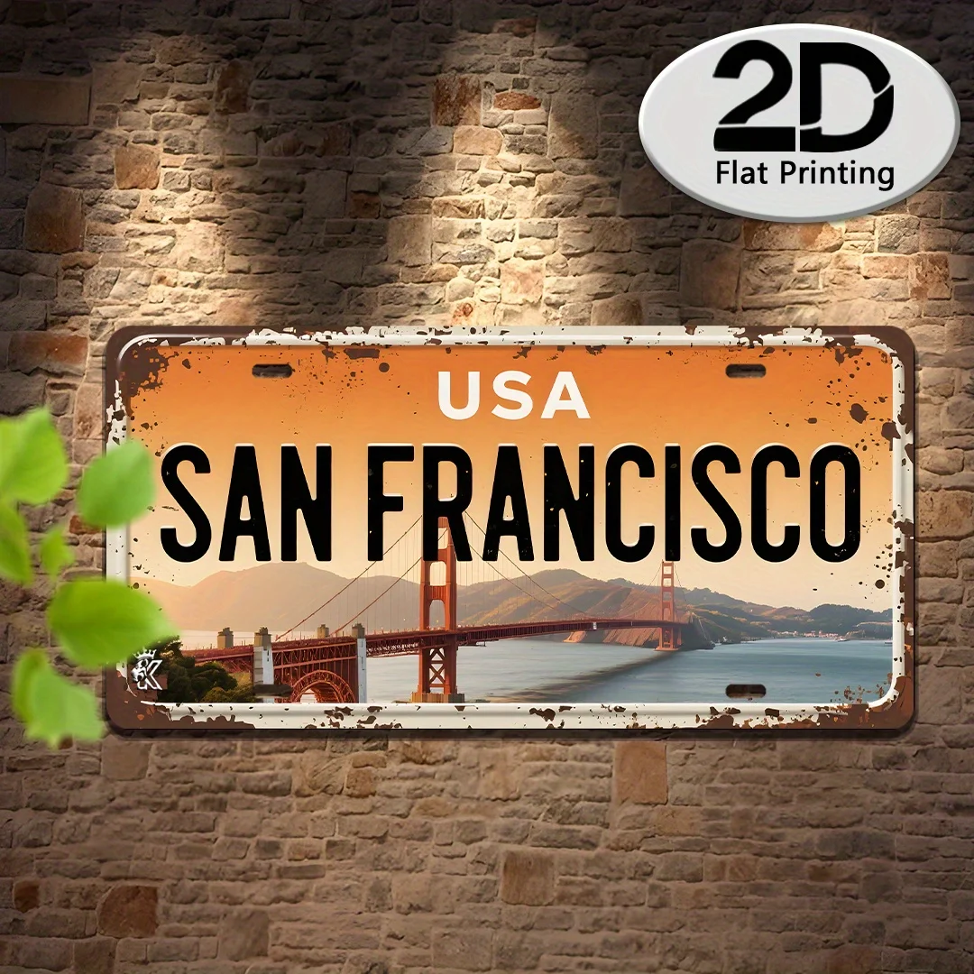 Home Decor Usa - 2D Flat 1pc, USA San Francisco