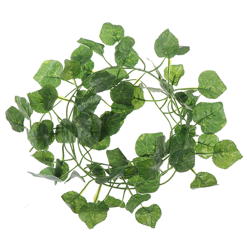 Rattan Plant Basket - 2.0m Artficial Vine Green Plants Leaf