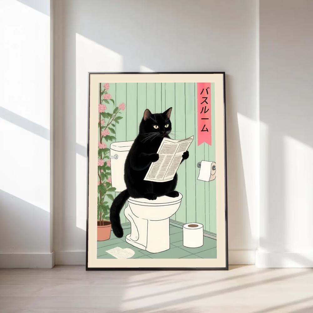 Modern,Retro Interesting Toile - Home Decor Cat review and price