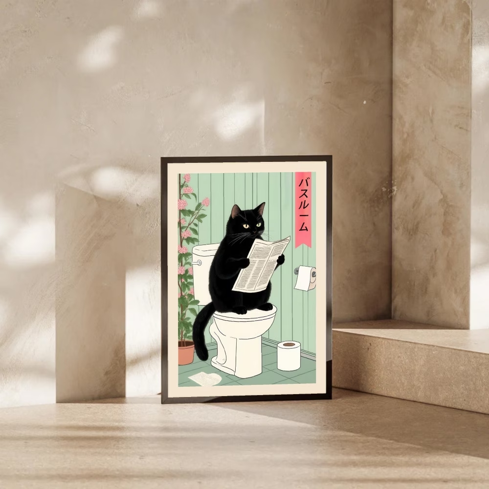 Modern,Retro Interesting Toile - Home Decor Cat review and price