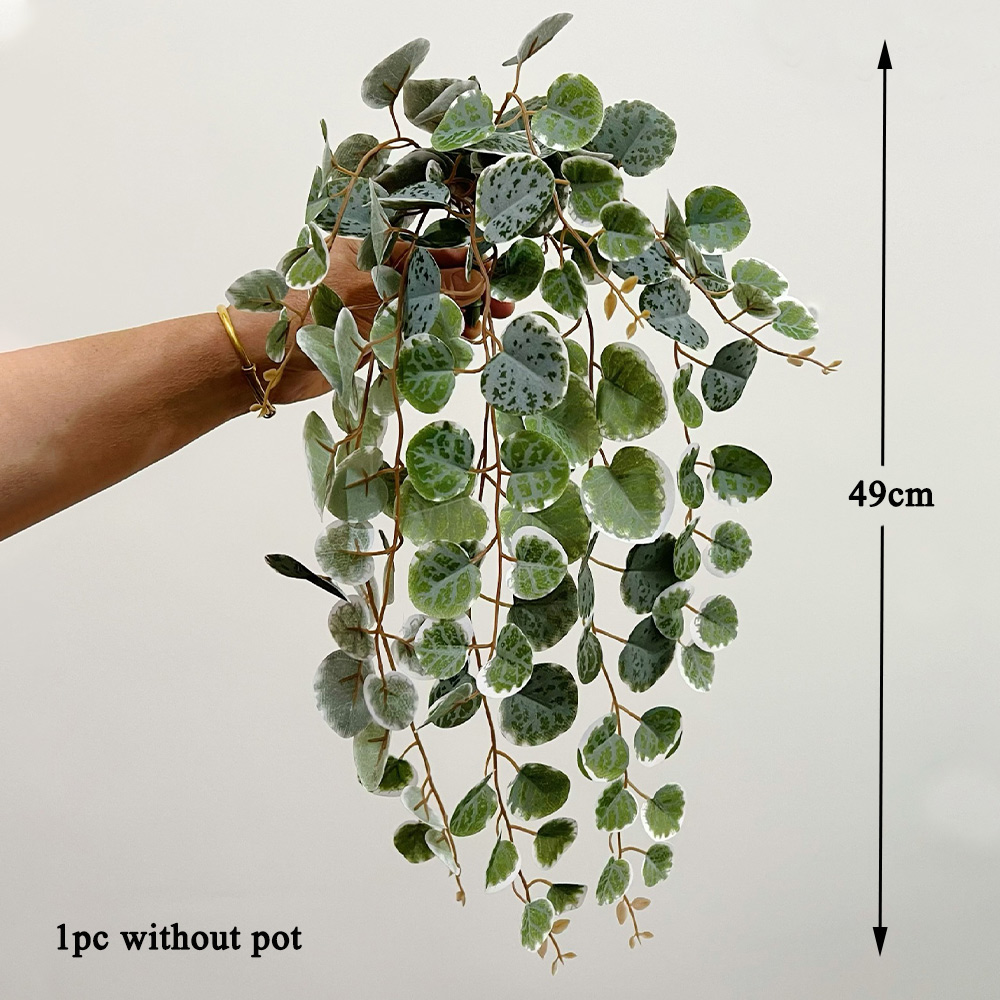 49cm Artificial Plants Vines F - Rattan Plant Basket review and price