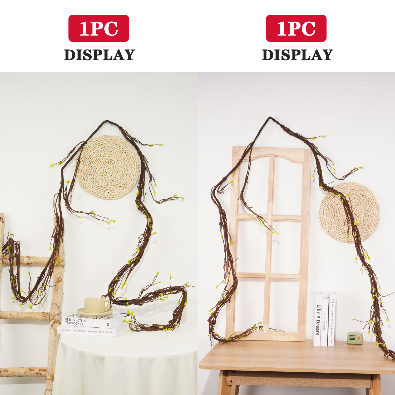 3m Artificial Fake Plants Tree - Rattan Plant Basket review and price