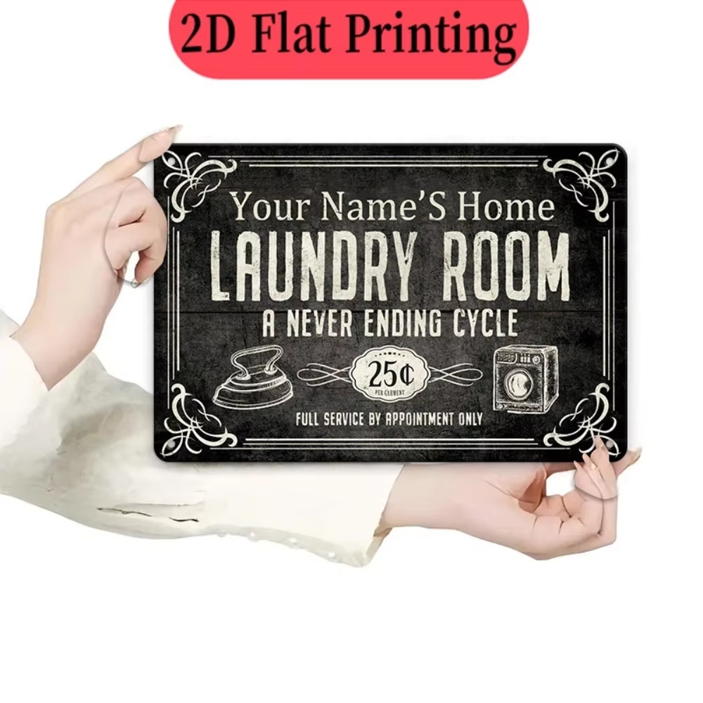 Custom Name Laundry Sign, Endl - Home Decor Kitchen review and price
