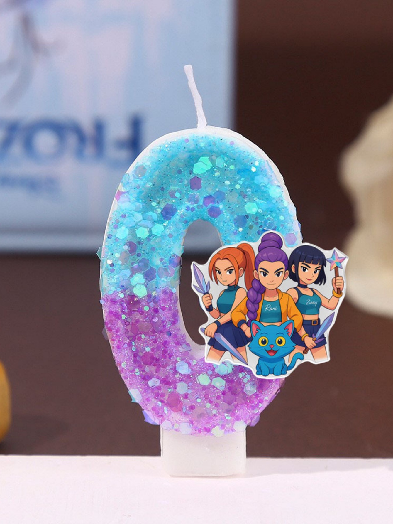 KPOP Blue and Purple Girl Powe - Home Decor Cat review and price