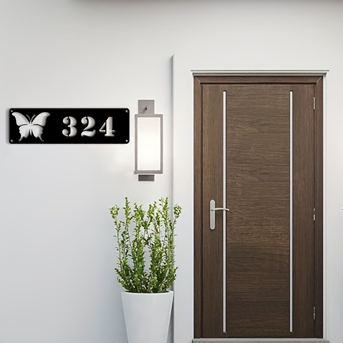 1pc Custom butterfly Metal Hou - Home Decor Cat review and price