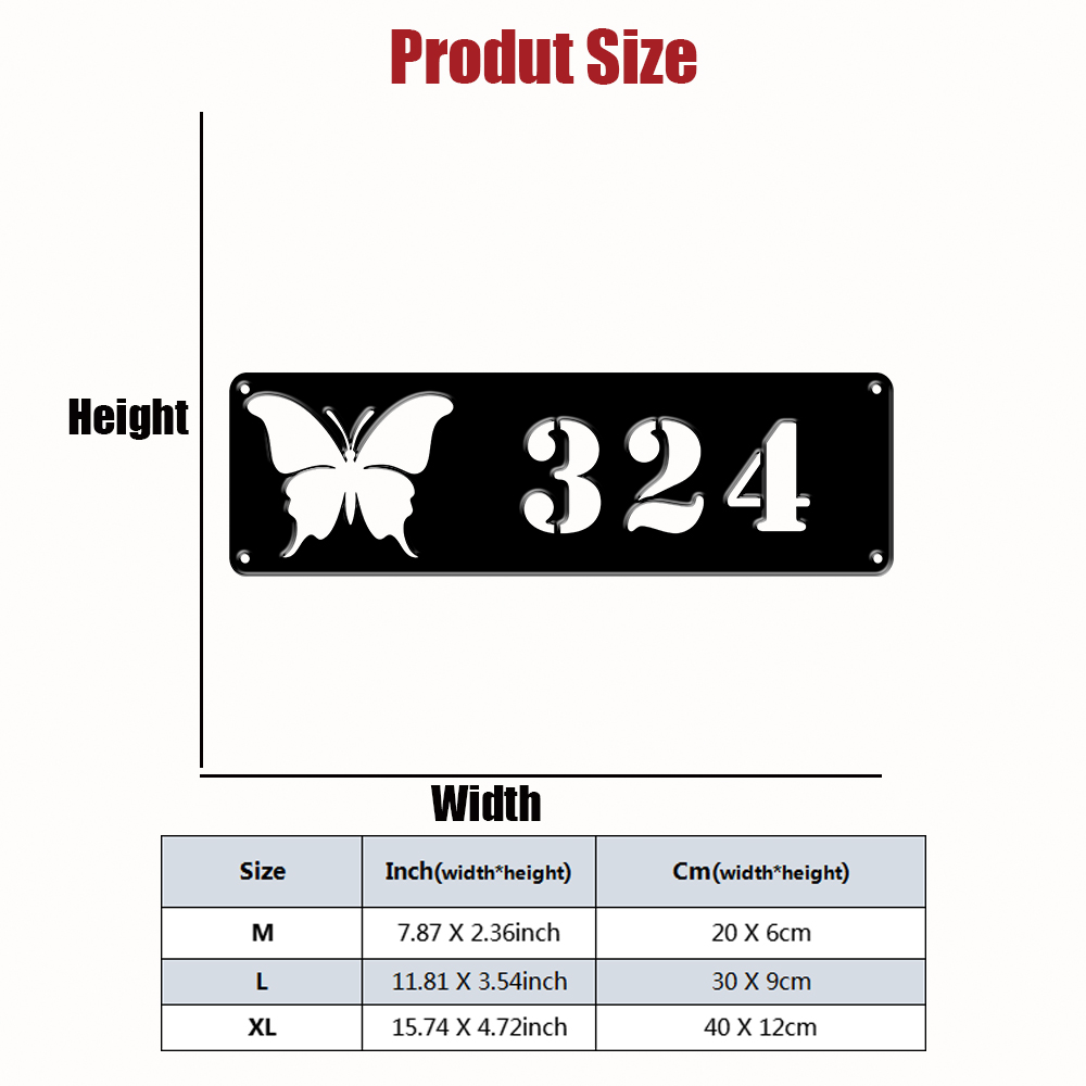 1pc Custom butterfly Metal Hou - Home Decor Cat review and price