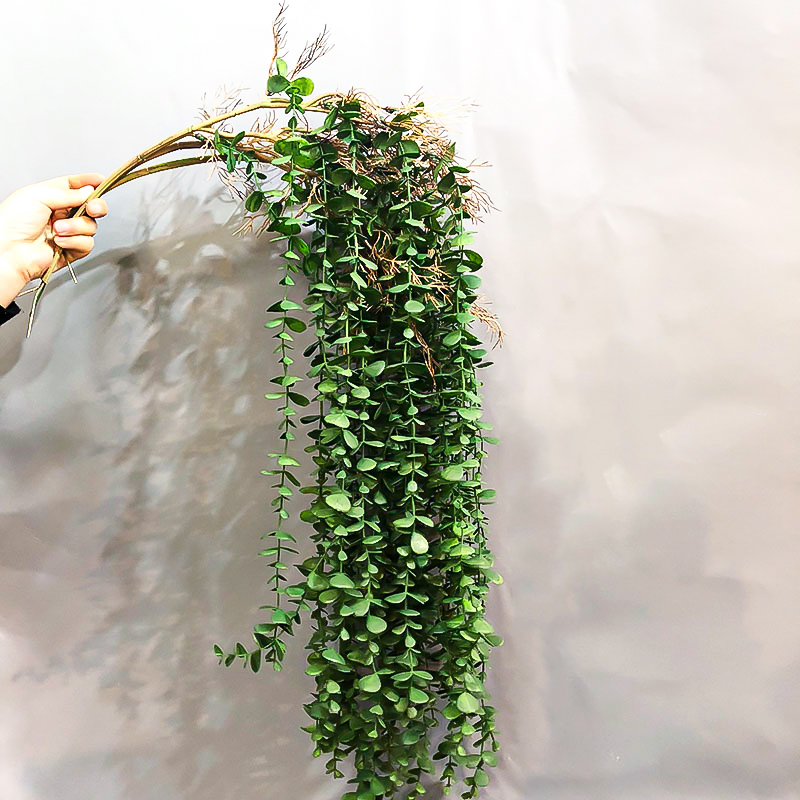 104cm Fake Eucalyptus Rattan A - Rattan Plant Basket review and price