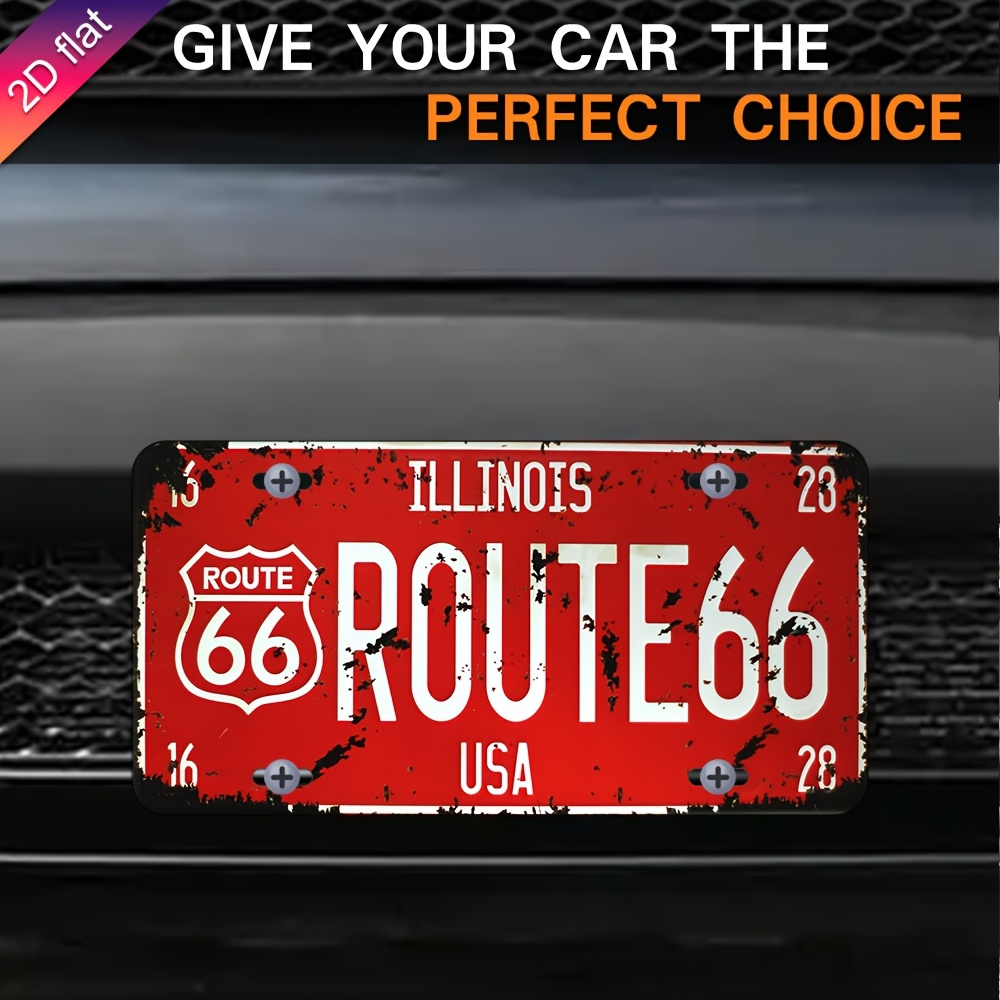 Illinois Route 66 USA Vintage  - Home Decor Usa review and price