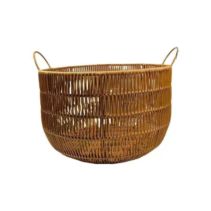 Handmade Rattan-Look Woven Sto - Rattan Plant Basket review and price
