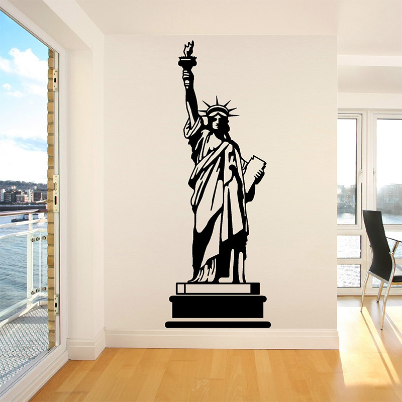 POOMOO Wall Decals STATUE OF L - Home Decor Usa review and price