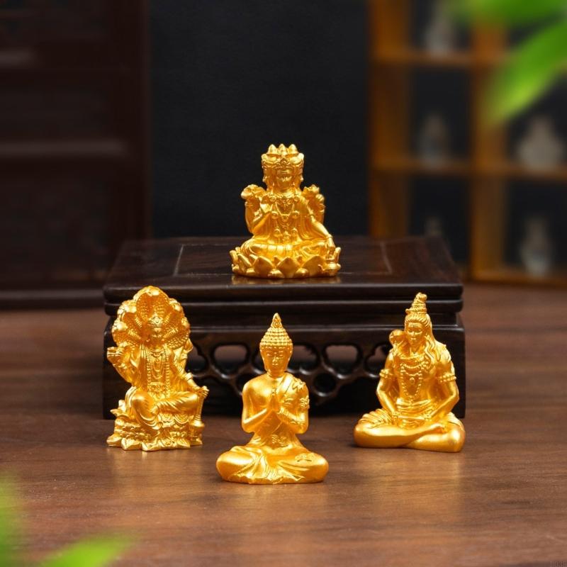 30Pcs Mini Gold Buddhas Statue - Home Decor Gold review and price