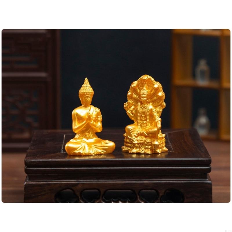 30Pcs Mini Gold Buddhas Statue - Home Decor Gold review and price