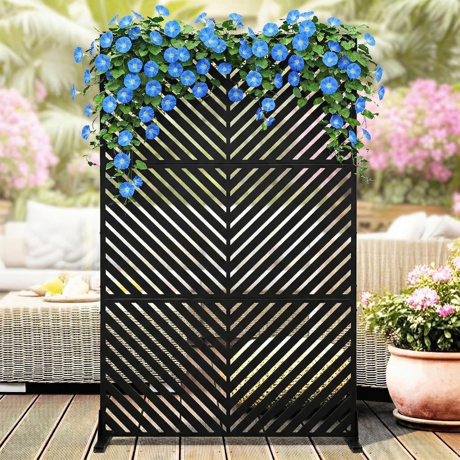 Garden Metal Outdoor Privacy S - Room Divider Screen review and price