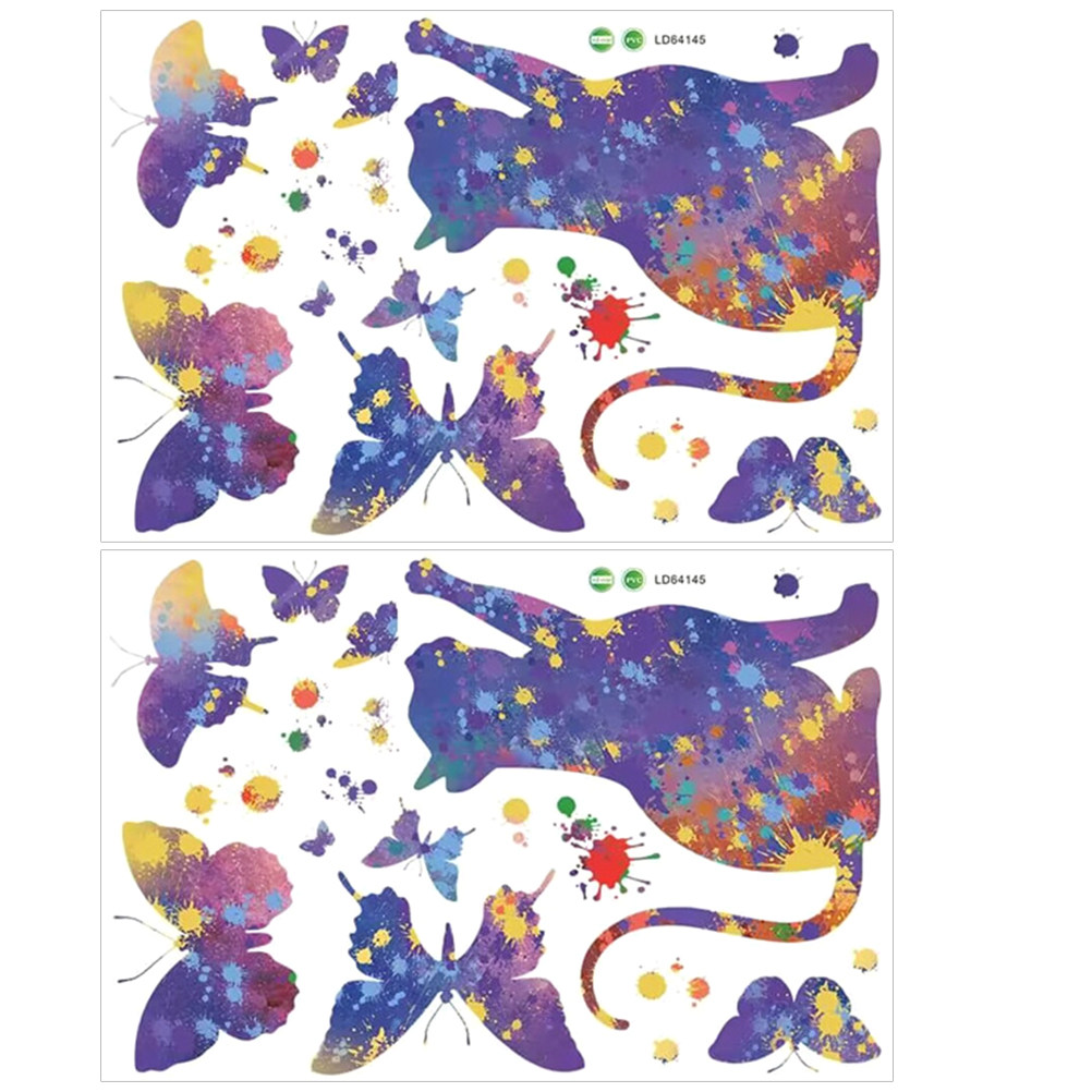 2 Sheets Cat Decal for Wall Bu - Home Decor Cat review and price