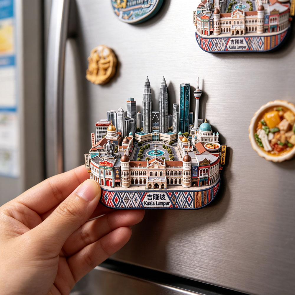 Kuala Lumpur Metal Fridge Magn - Home Decor Kuala Lumpur review and price
