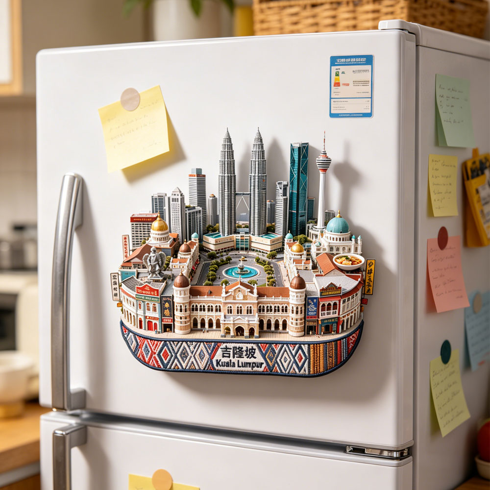 Kuala Lumpur Metal Fridge Magn - Home Decor Kuala Lumpur review and price