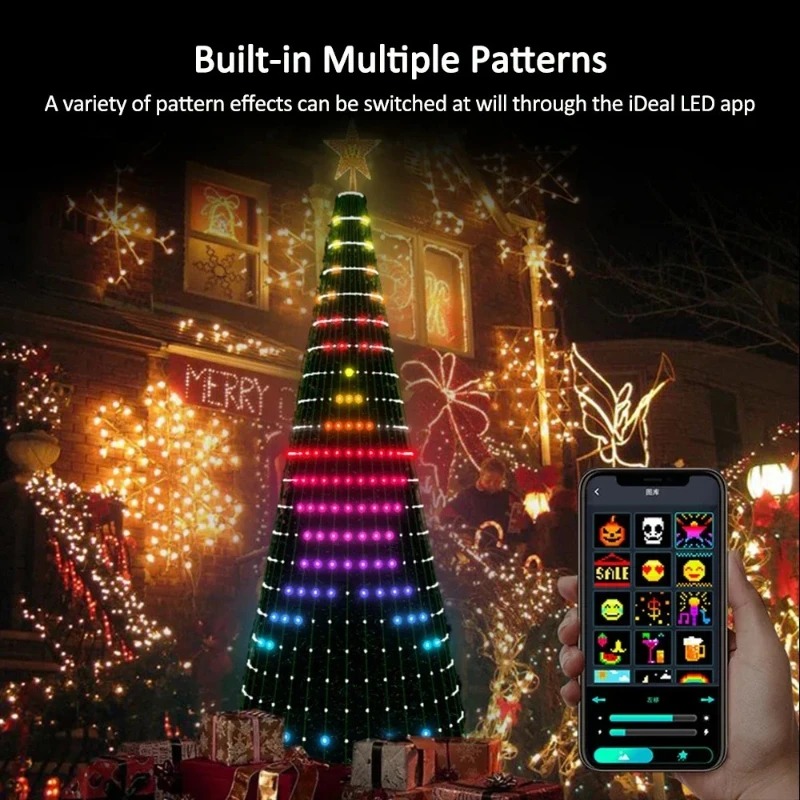Christmas Star Tree Lights RGB - Home Decor Tree review and price