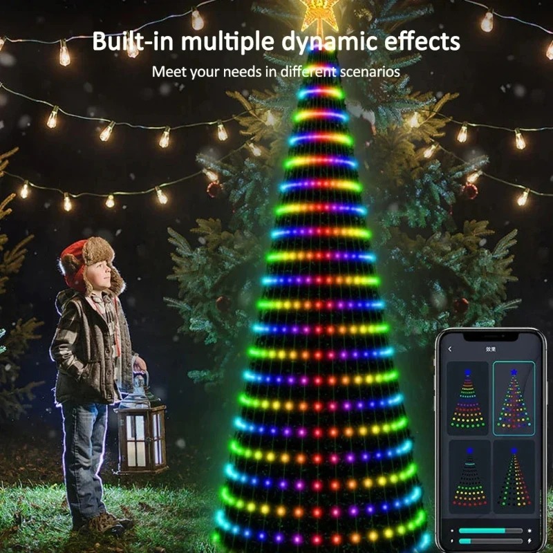 Christmas Star Tree Lights RGB - Home Decor Tree review and price