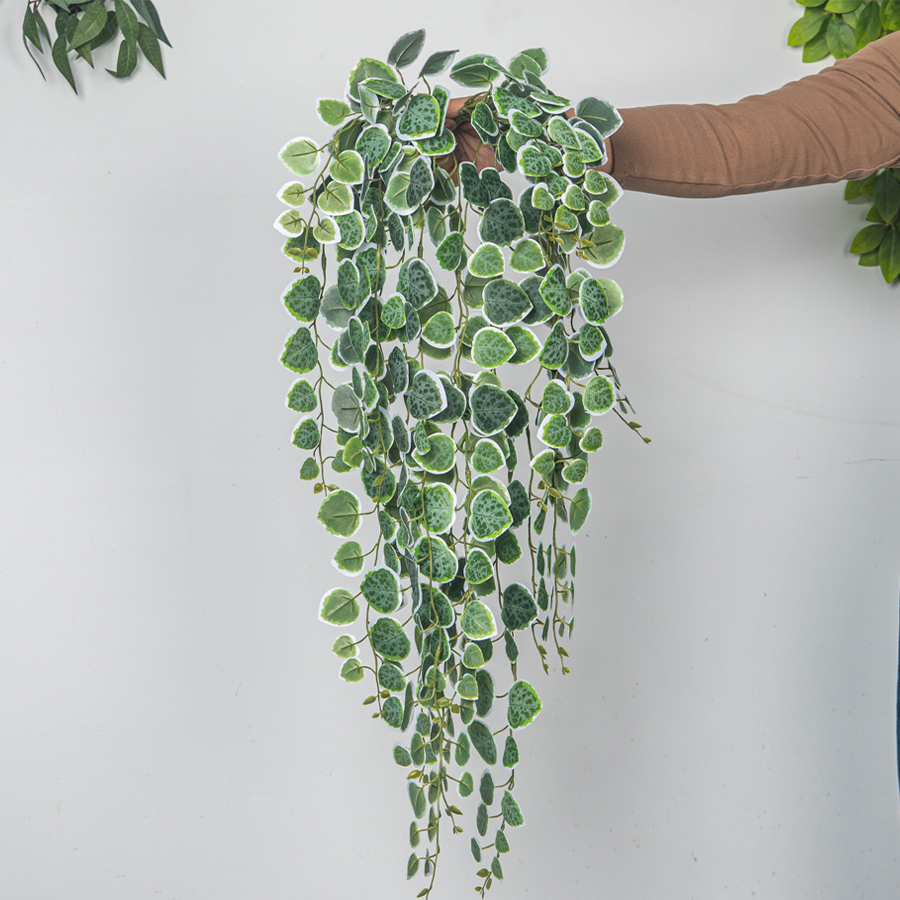 60-80cm Artificial Hanging Vin - Rattan Plant Basket review and price