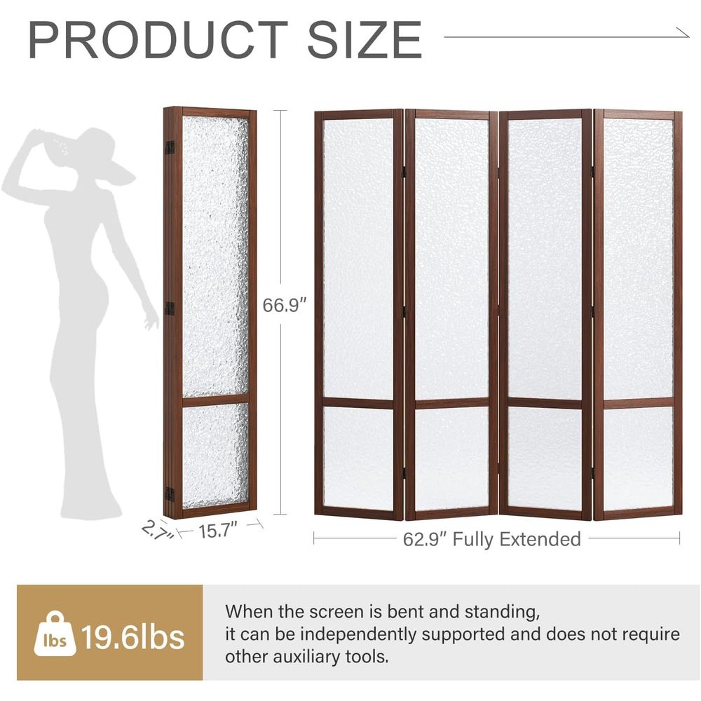 4-Panel Acrylic Folding Room D - Room Divider Screen review and price