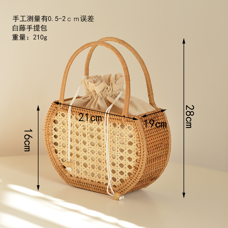 Casual Hollow Rattan Basket Ba - Rattan Plant Basket review and price