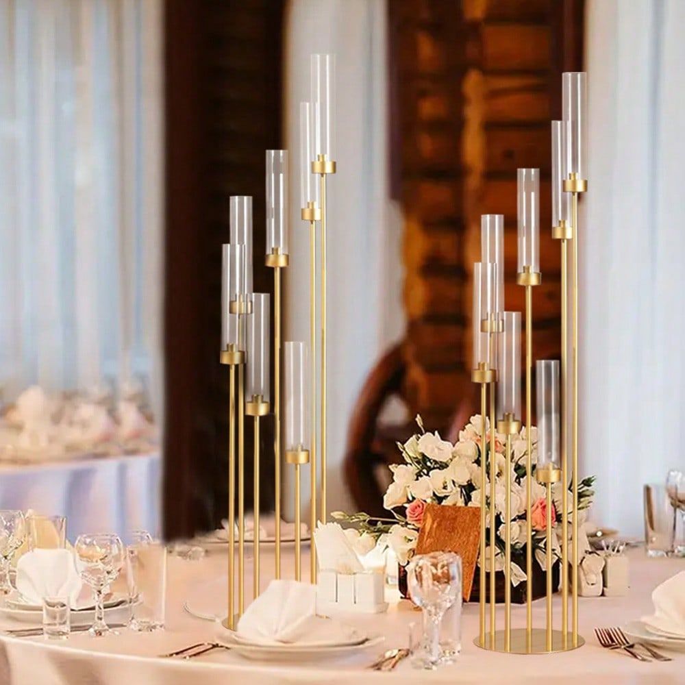 48inch Gold Floor Candle Holde - Home Decor Gold review and price