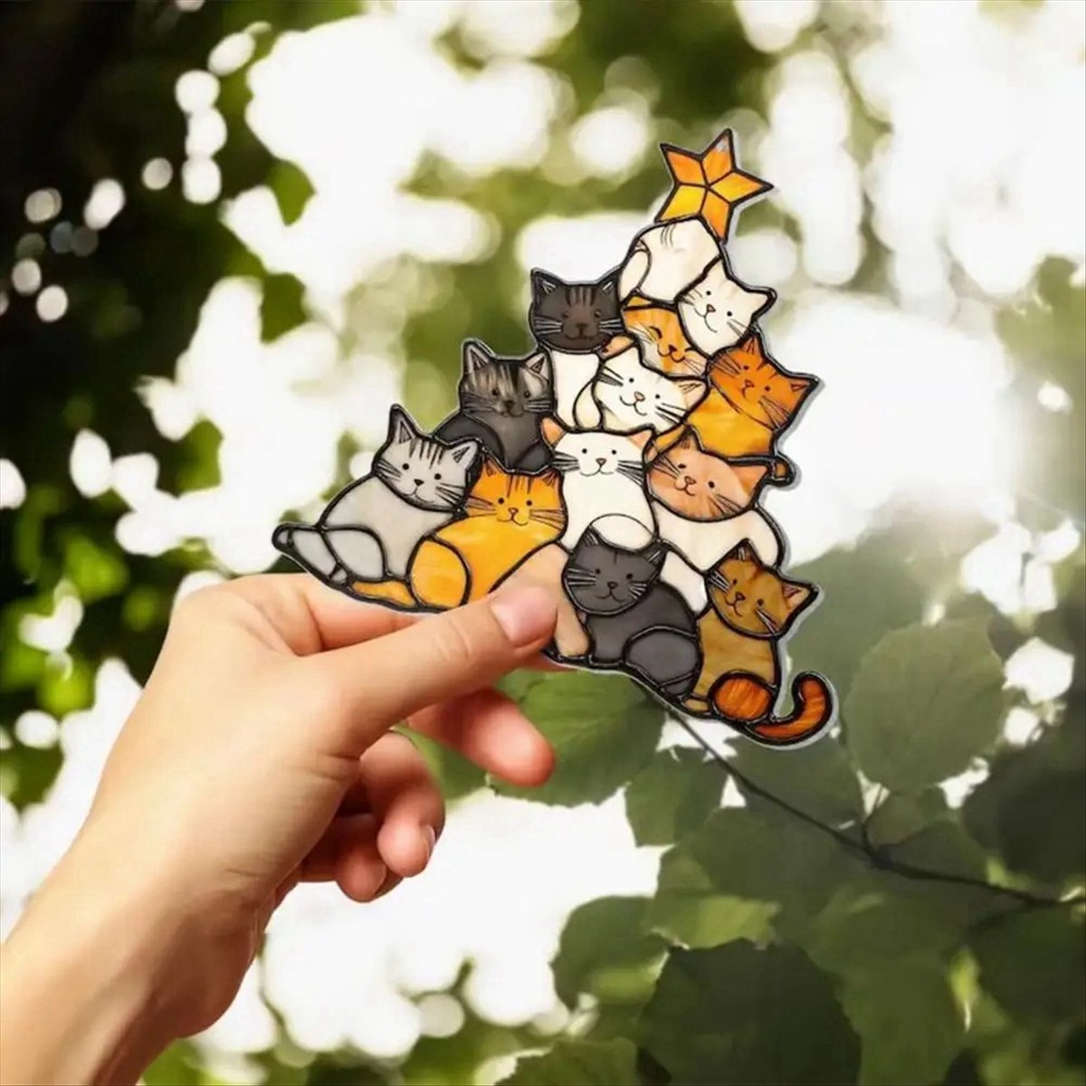 [N84R] Cat Sun Catcher Acrylic - Home Decor Cat review and price