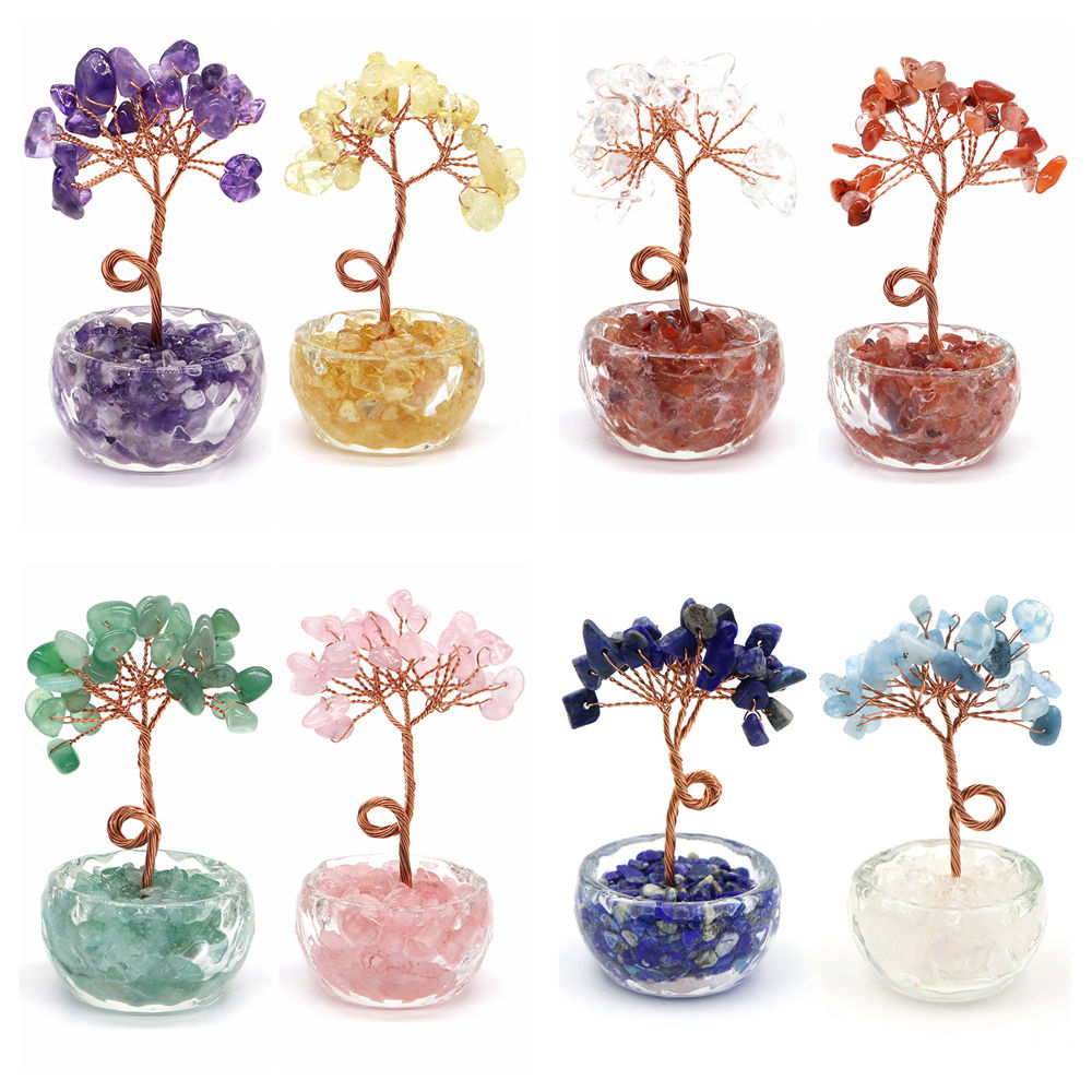 Natural Gemstone Crystal Lucky - Home Decor Tree review and price