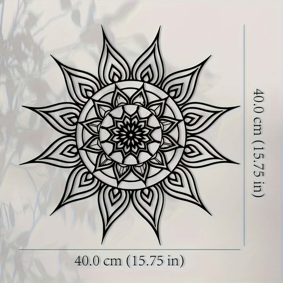 Brand 2D Flat Black White Sun  - Home Decor Brand review and price