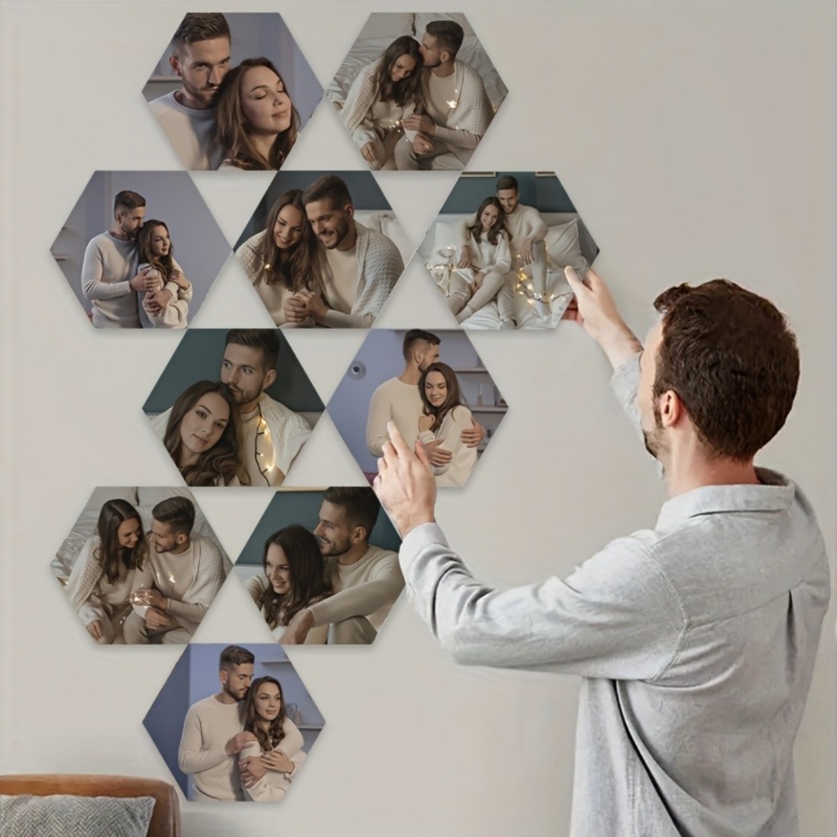 Custom Wall Decor — Modern Hex - Home Decor Inspo review and price