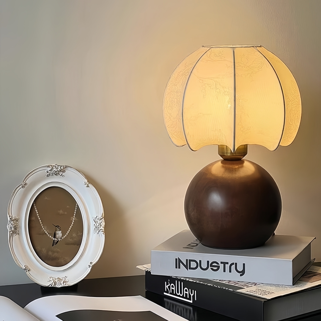 Vintage floral table lamp, med - Home Decor Gold review and price