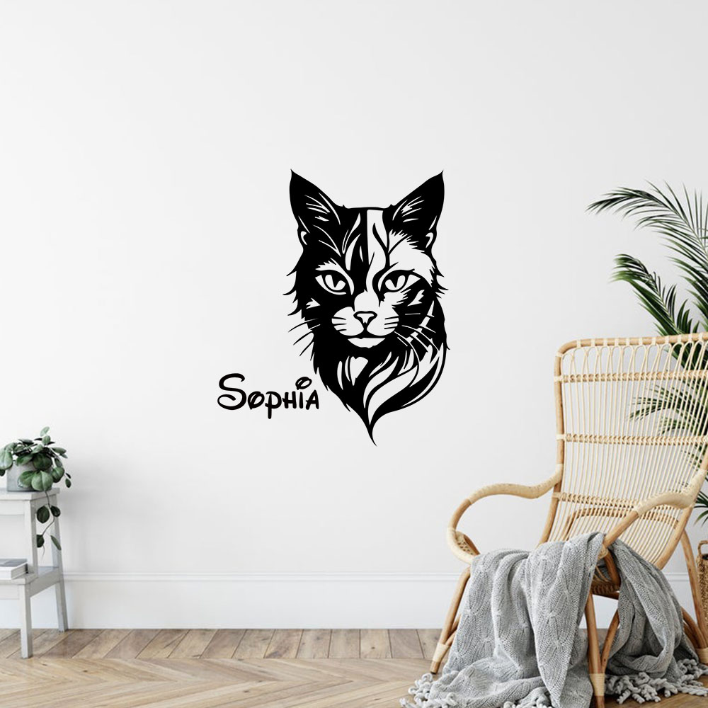 1PC Cute Cat Personalized Name - Home Decor Cat review and price