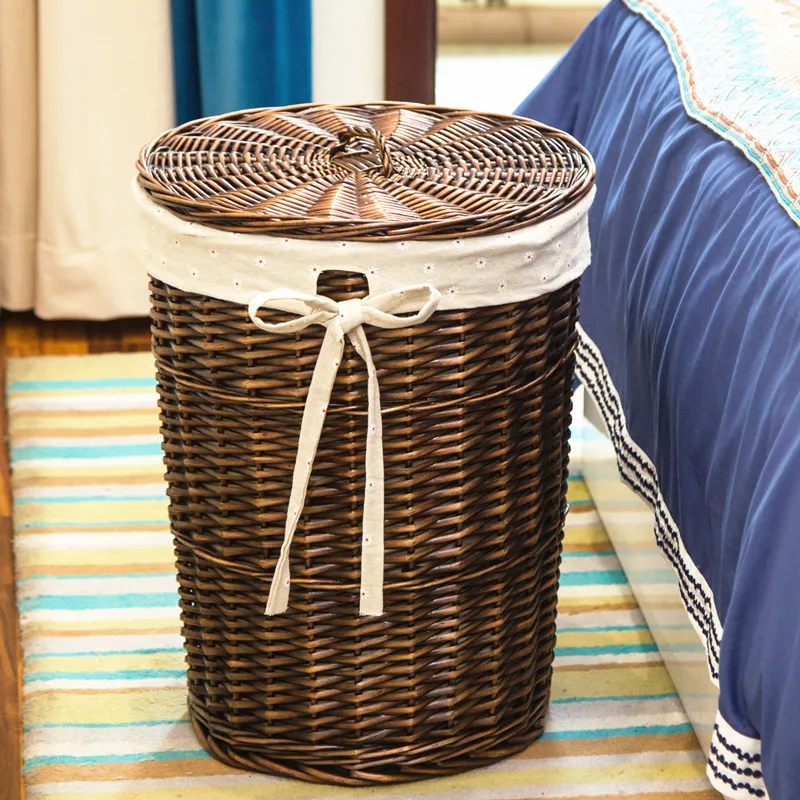 Rattan Hamper Stylish Laundry  - Rattan Plant Basket review and price