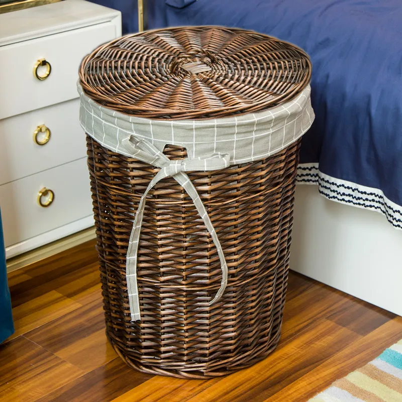Rattan Hamper Stylish Laundry  - Rattan Plant Basket review and price