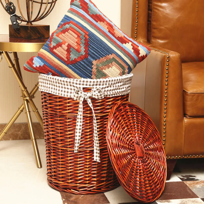 Rattan Hamper Stylish Laundry  - Rattan Plant Basket review and price