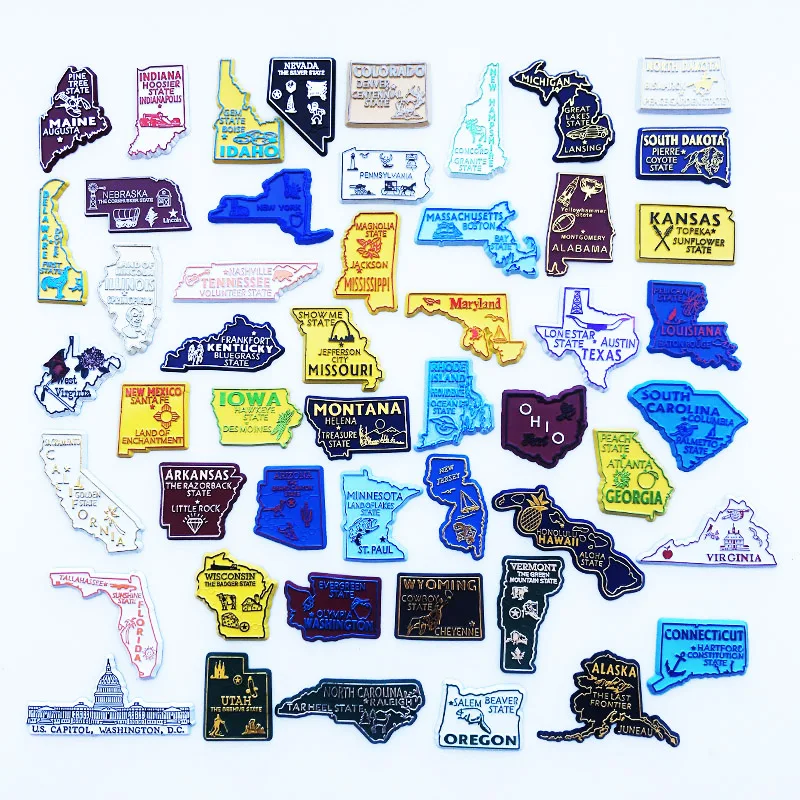 U.S. States Refrigerator Magne - Home Decor Usa review and price