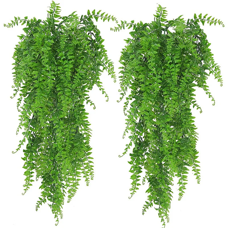 Artificial Hanging Plants 32 I - Rattan Plant Basket review and price