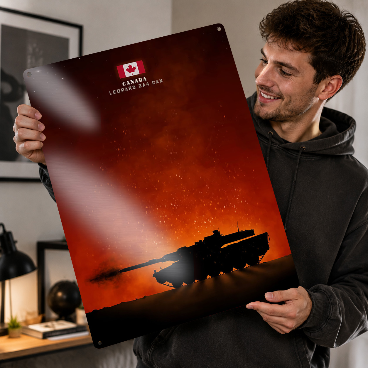 Leopard 2a4 Canada MBT 3D Text - Home Decor Canada review and price