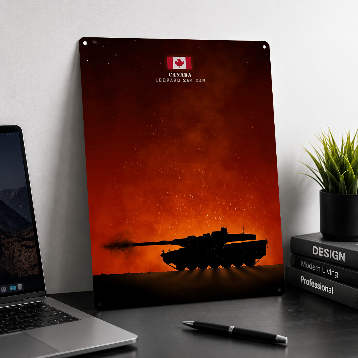 Leopard 2a4 Canada MBT 3D Text - Home Decor Canada review and price