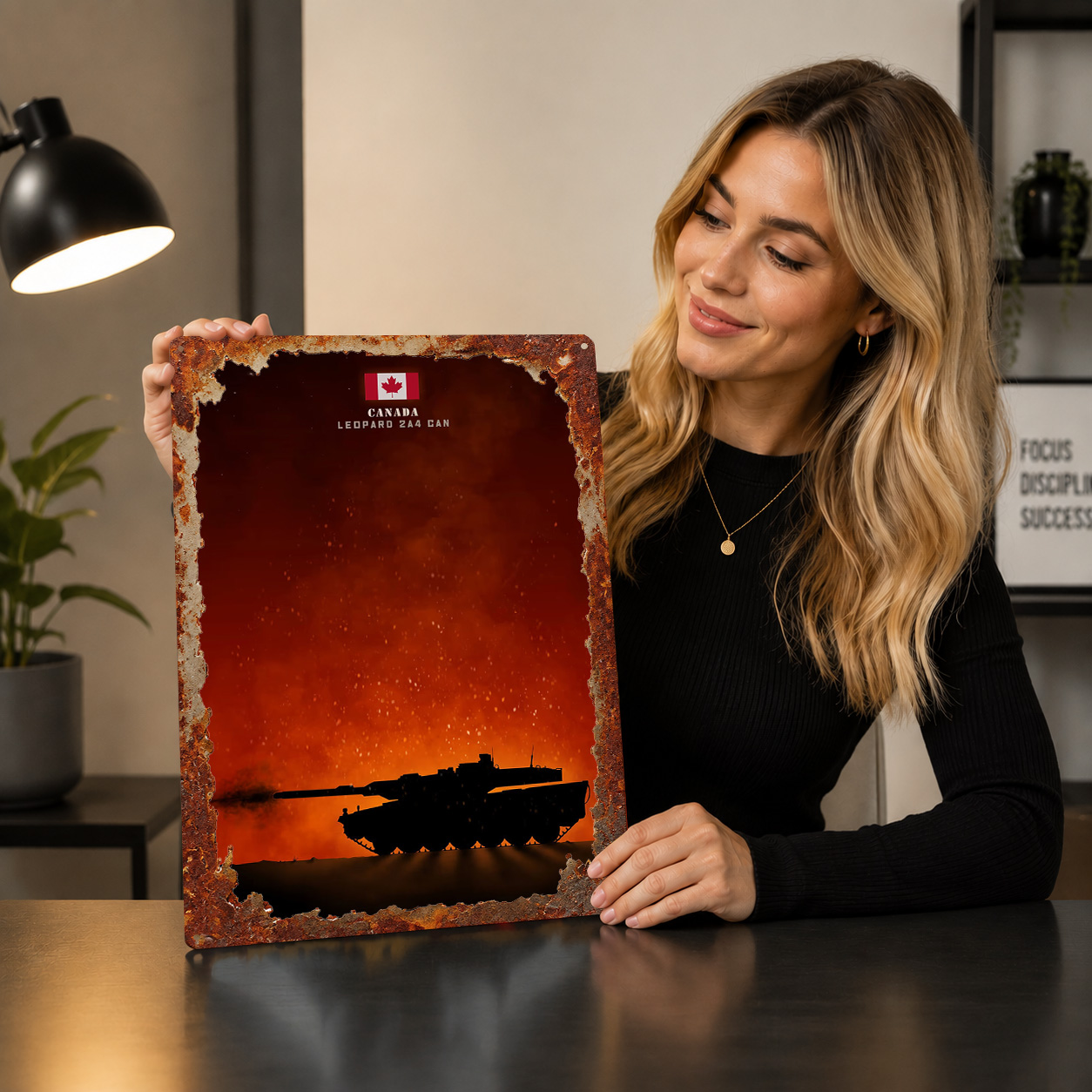 Leopard 2a4 Canada MBT 3D Text - Home Decor Canada review and price