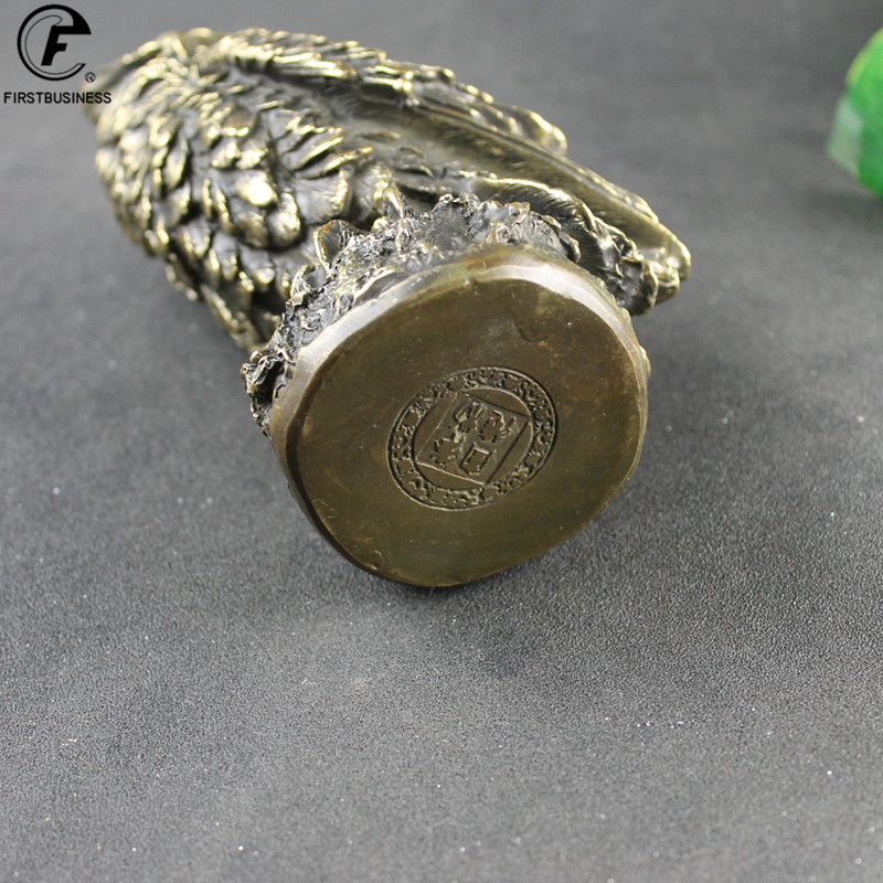 Antique Brass Standing Owl BIG - Home Decor Brand review and price