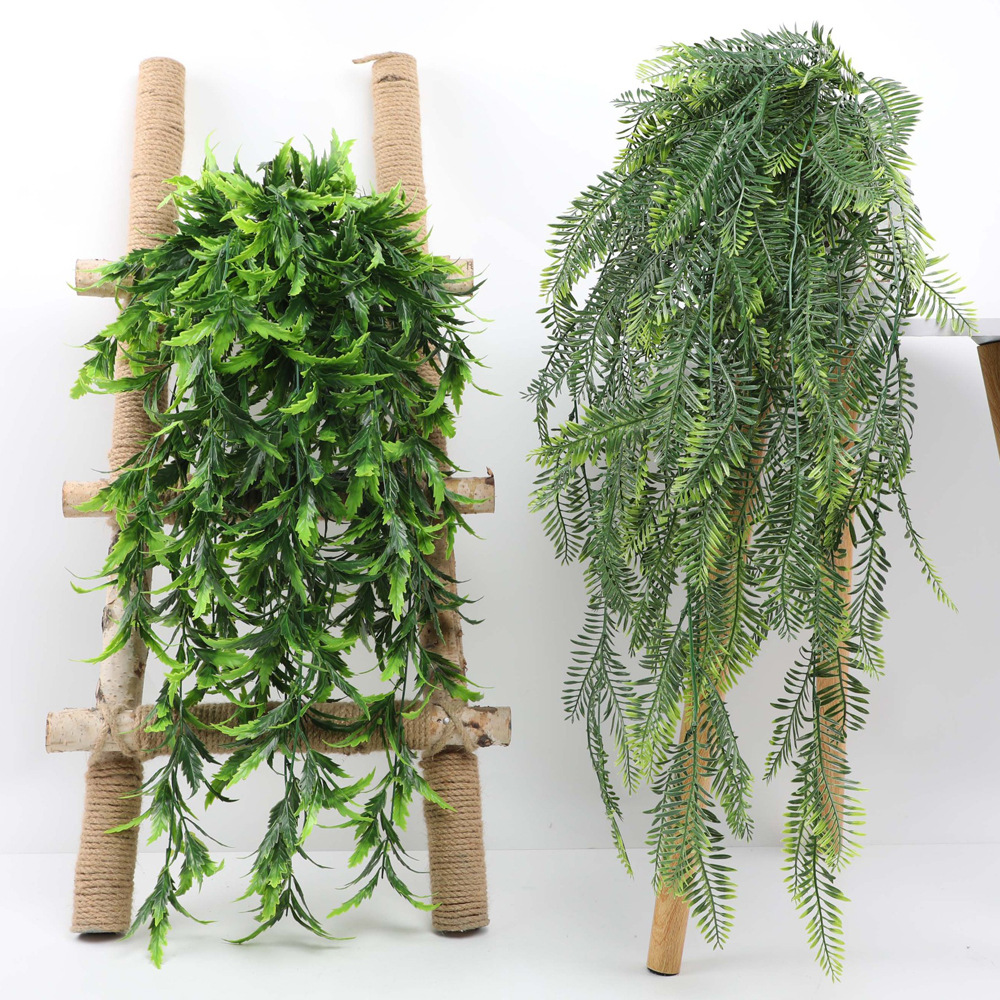80CM Artificial Hanging Flower - Rattan Plant Basket review and price