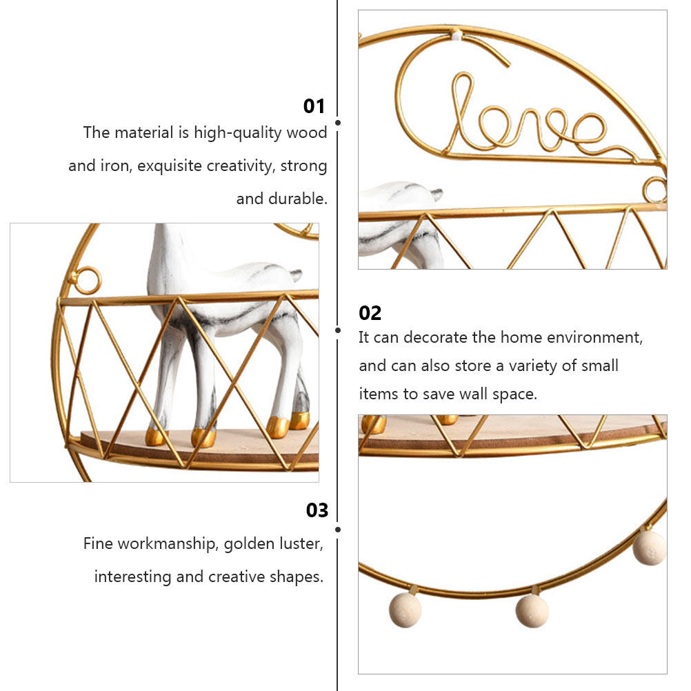 1Pcs Gold Wall-Mounted Decorat - Home Decor Gold review and price