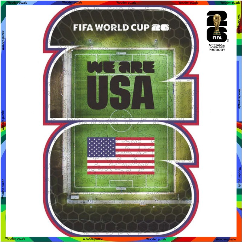 FIFA World Cup Wooden Puzzles  - Home Decor Usa review and price