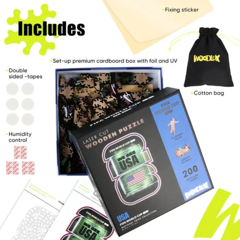 FIFA World Cup Wooden Puzzles  - Home Decor Usa review and price
