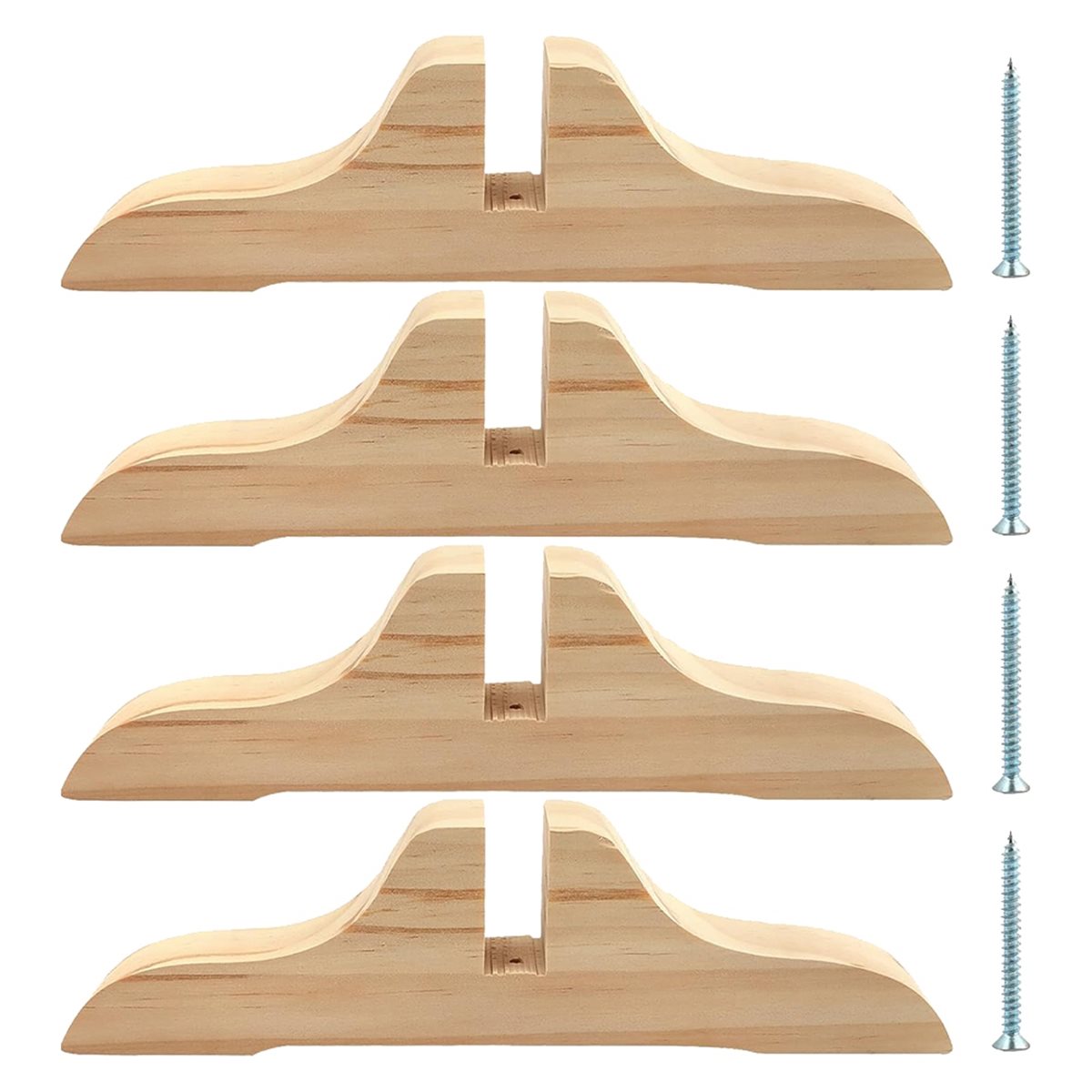 PHONE&GEAR 4pcs Wooden Room Di - Room Divider Screen review and price