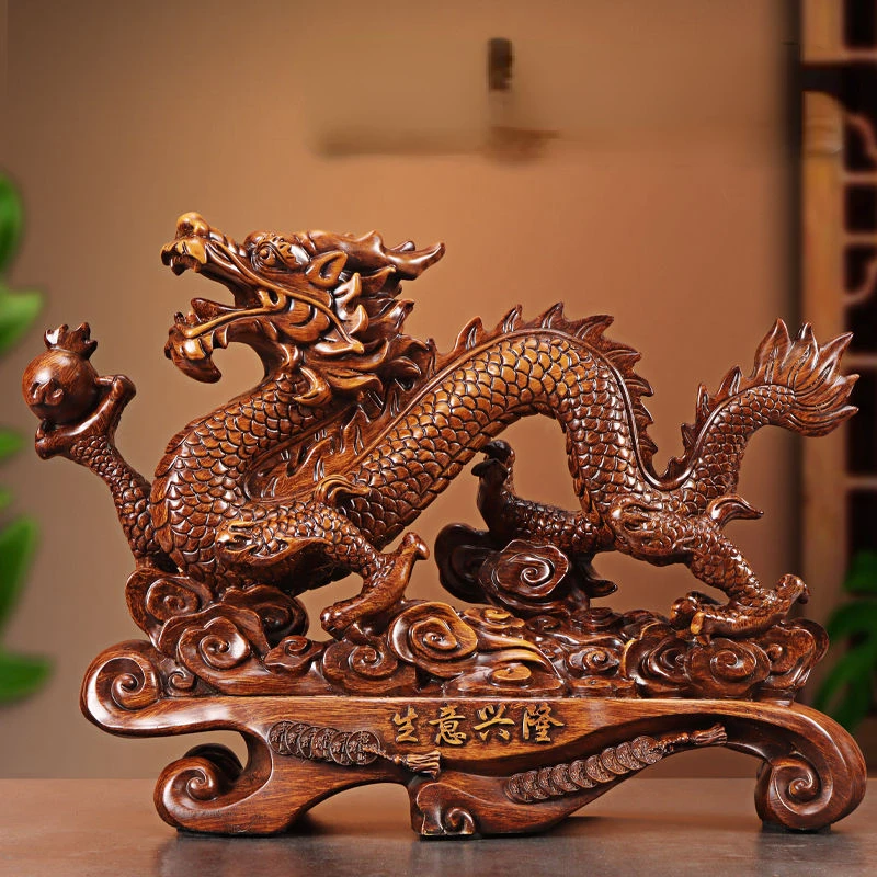 Lucky Dragon Ornaments To Attr - Home Decor Brand review and price