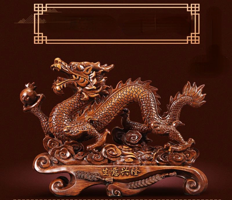 Lucky Dragon Ornaments To Attr - Home Decor Brand review and price