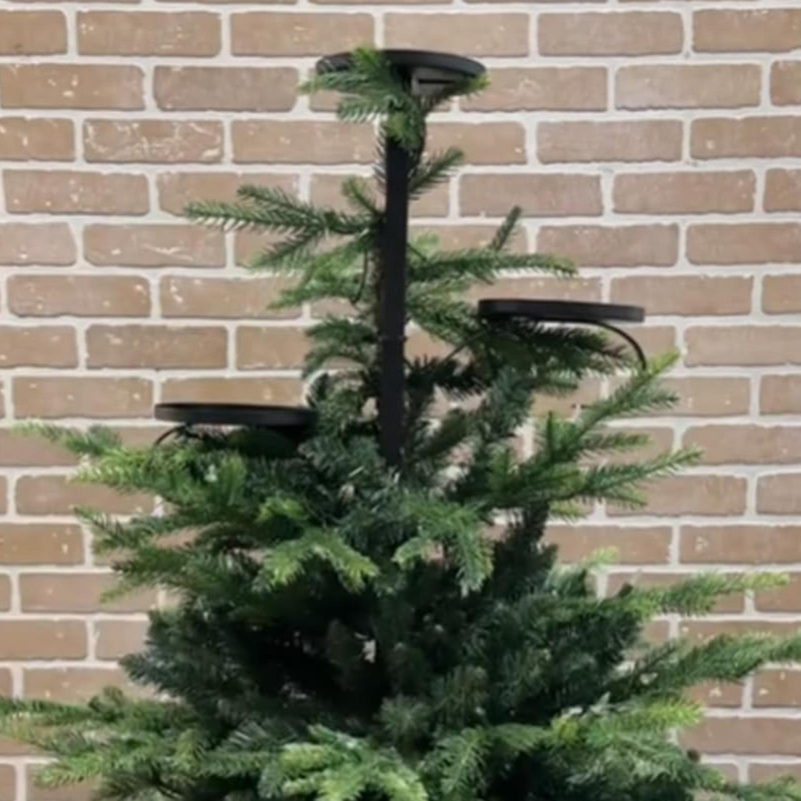 Metal Black Triple Tree Topper - Home Decor Tree review and price