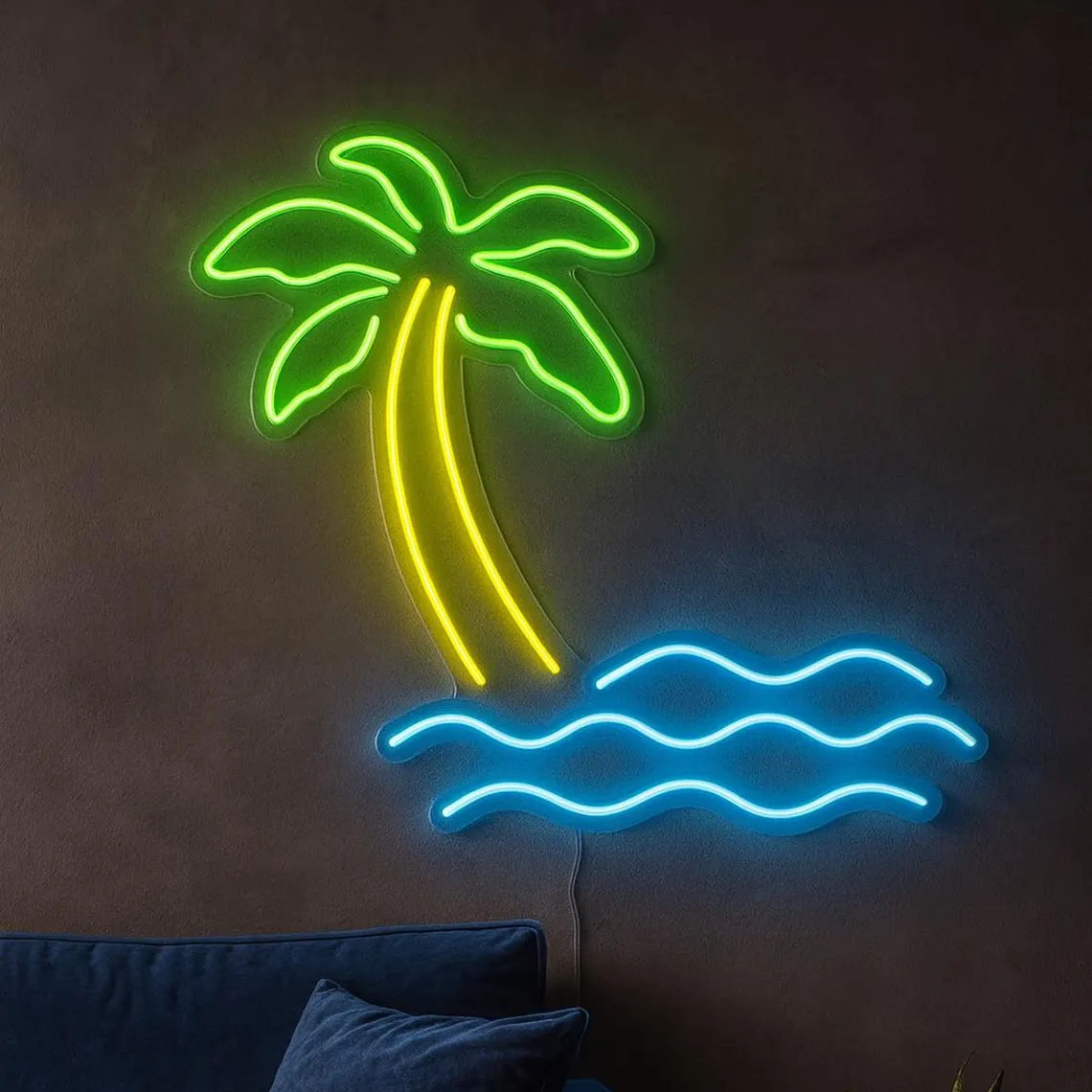 Palm Tree Neon Sign Tropical B - Home Decor Tree review and price